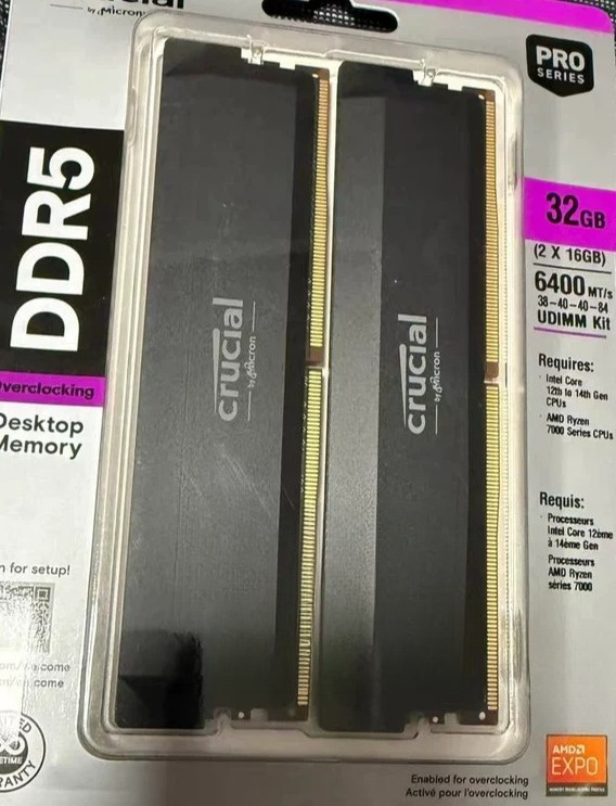 Ddr5 6000Mhz - Kit de Memória RAM DDR5 6000MHz