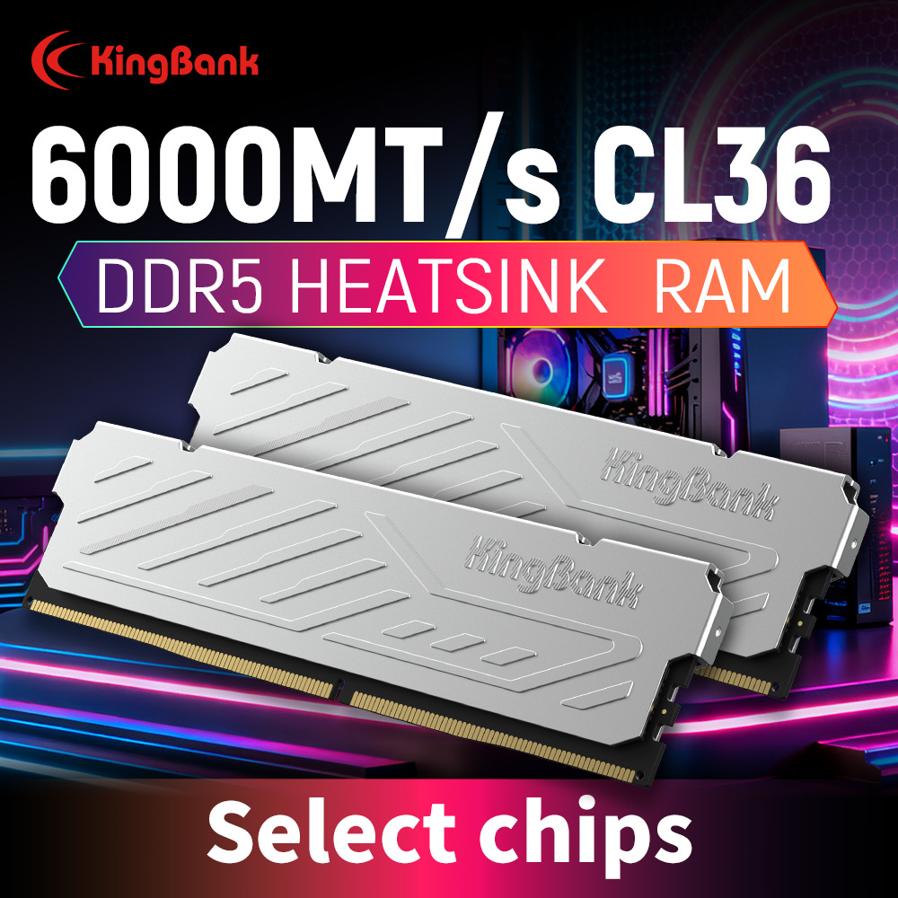 Ddr5 16Gb 6000Mhz - Memória RAM KingBank KJXS DDR5 16GB