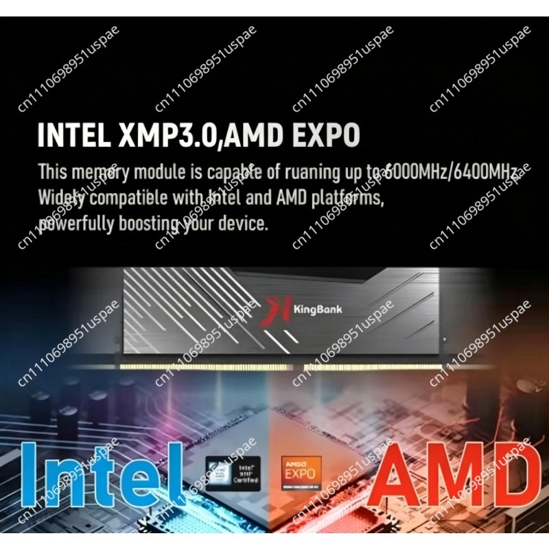 Ddr5 16Gb 6000Mhz - Memória para Desktop PC XMP 6000MHz