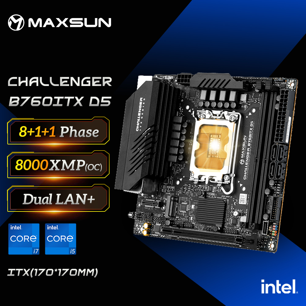 MAXSUN Jogo Placa-mãe B760ITX  - Ddr5 64Gb avaliação e preço