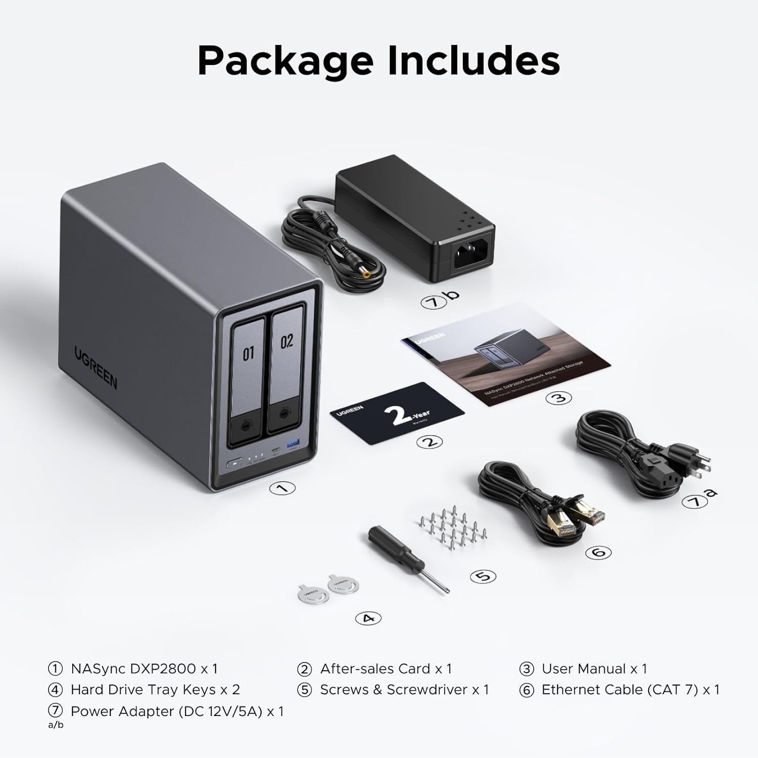 UGREEN NAS DXP2800 NAS de Mesa - Ddr5 8Gb avaliação e preço
