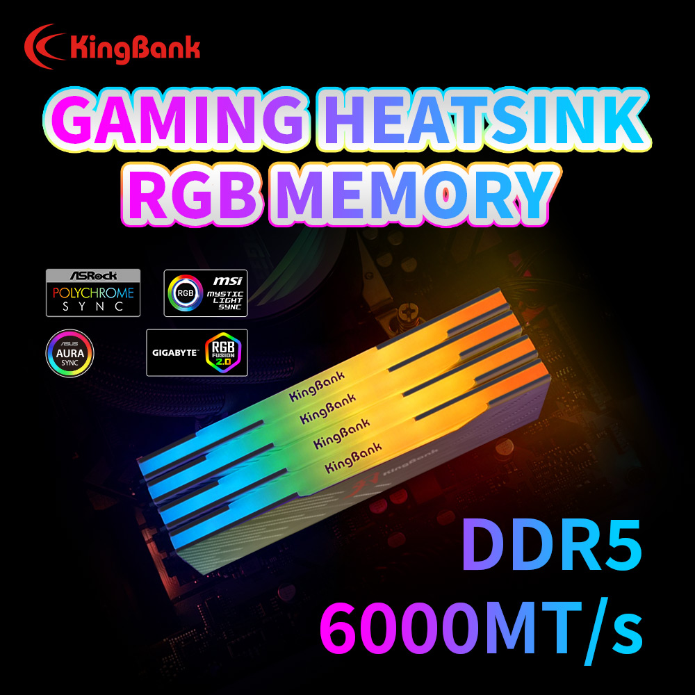 Memória KingBank KRRB DDR5 RGB - Ddr5 8Gb avaliação e preço