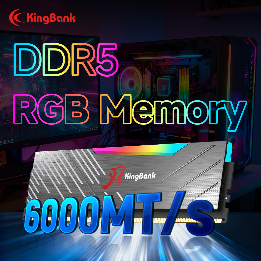 Memória KingBank KRRB DDR5 RGB - Ddr5 8Gb avaliação e preço