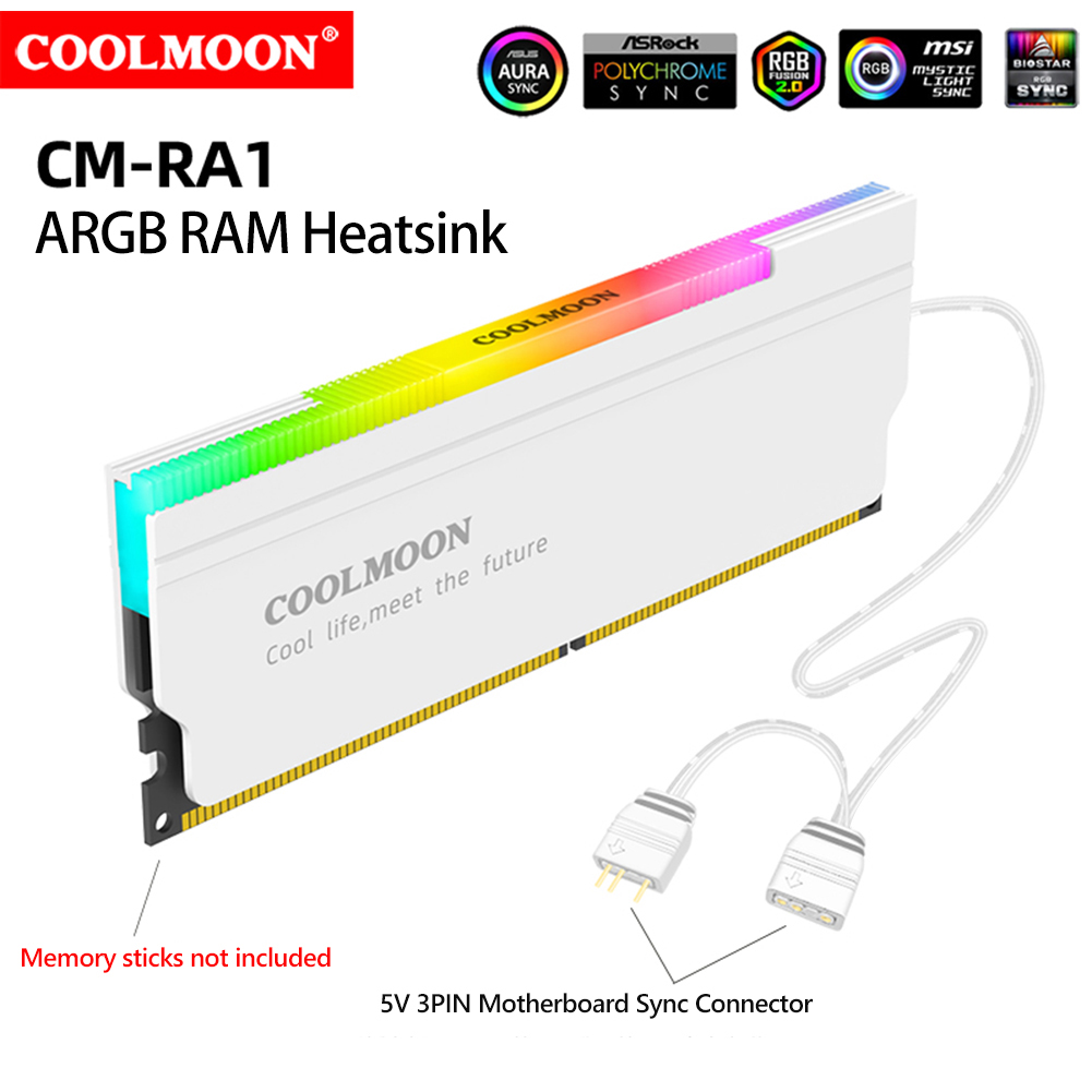 COOLMOON Dissipador de Calor A - Ddr5 Rgb Ram avaliação e preço
