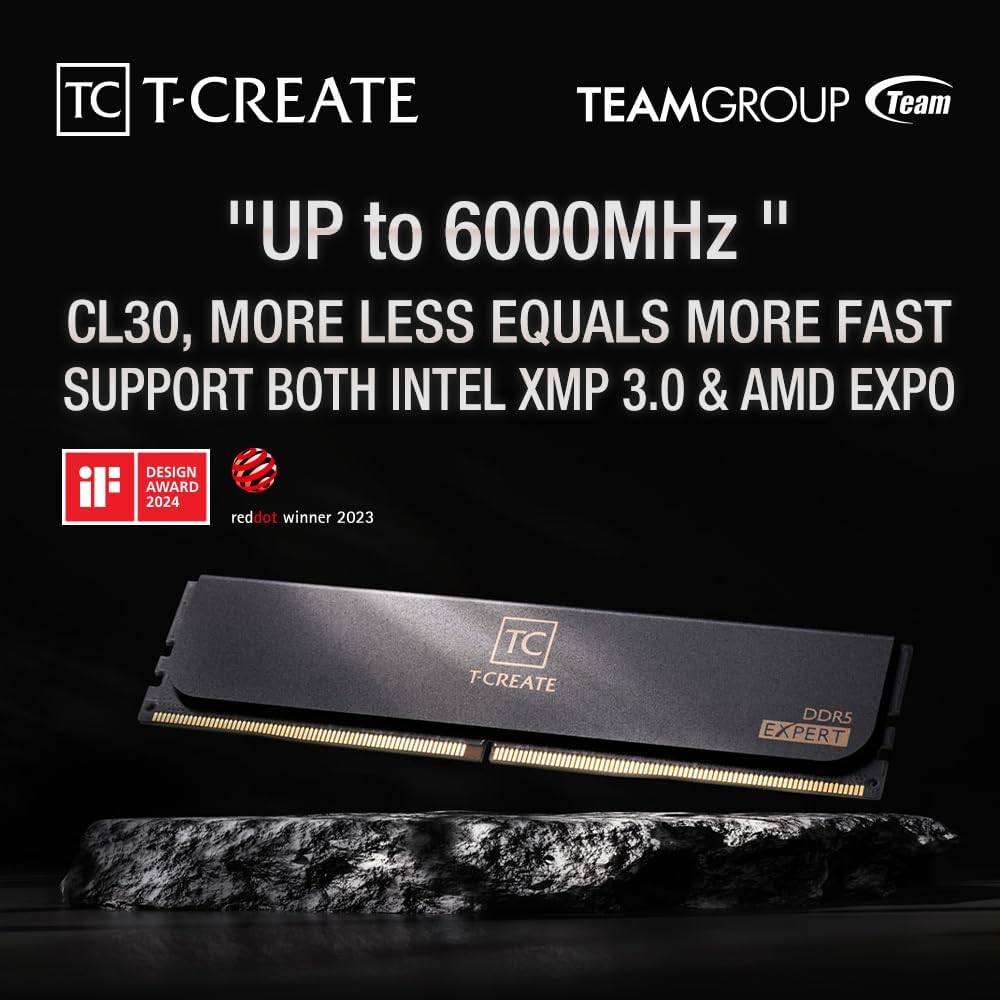 TEAMGROUP T-Create Expert CL30 - Ddr5 6000Mhz avaliação e preço
