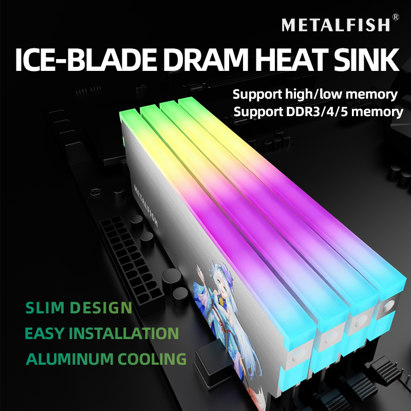 METALFISH DRAM Dissipador de c - Ddr5 Memory avaliação e preço