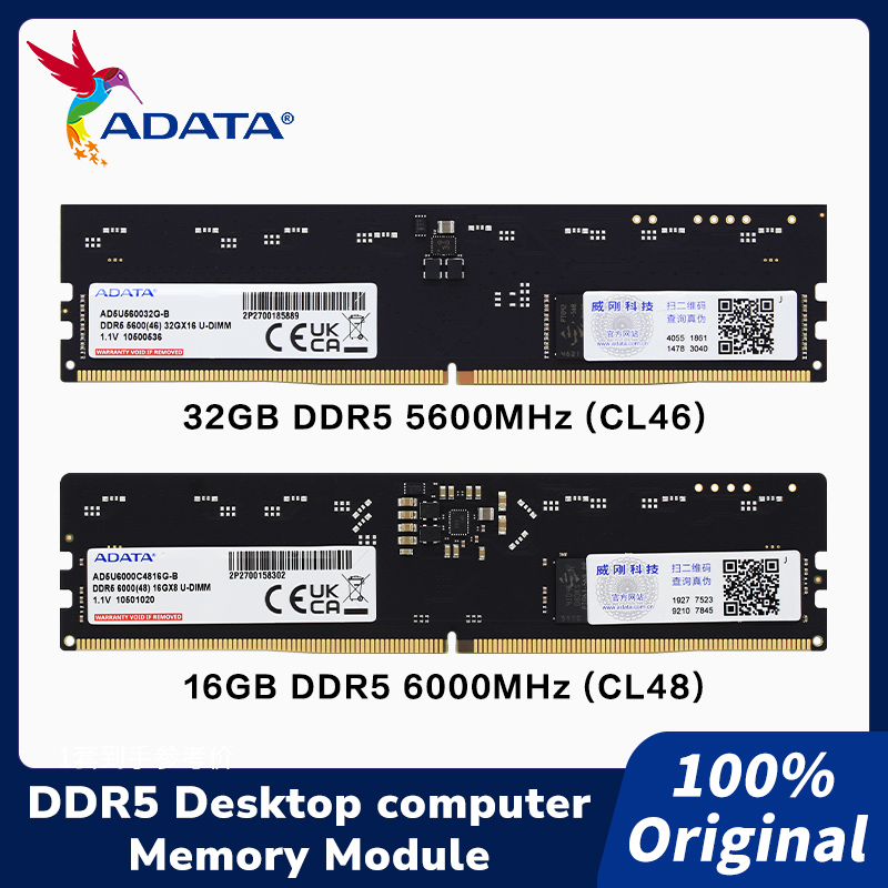 Módulo de memória ADATA DDR5 U - Ddr5 16Gb 6000Mhz avaliação e preço